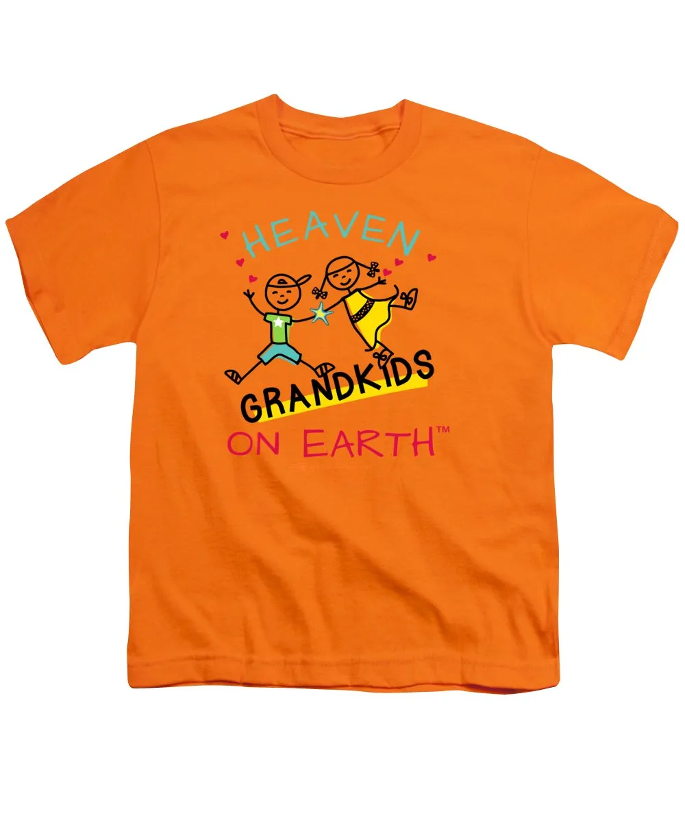 Grandkids Heaven on Earth - Youth T-Shirt