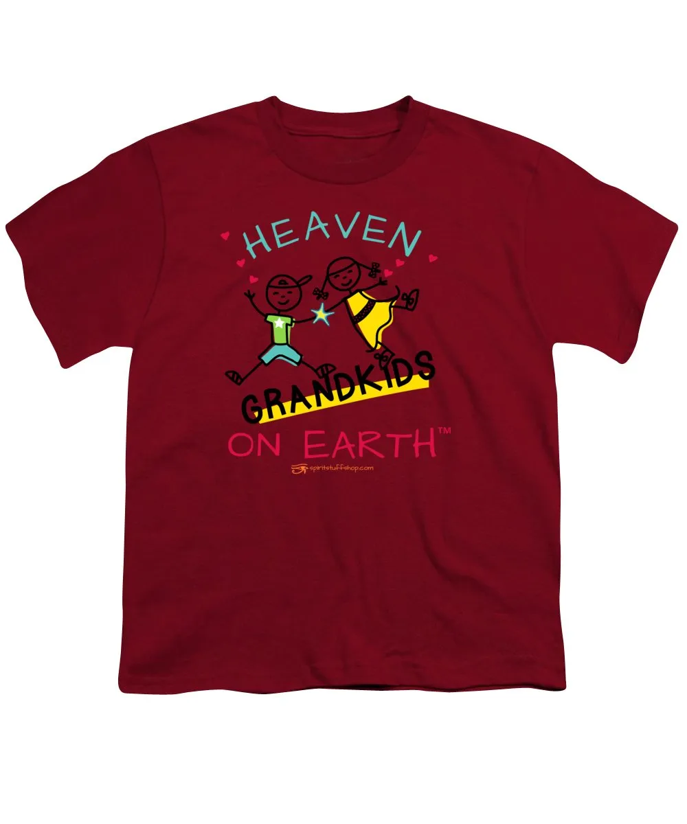 Grandkids Heaven on Earth - Youth T-Shirt