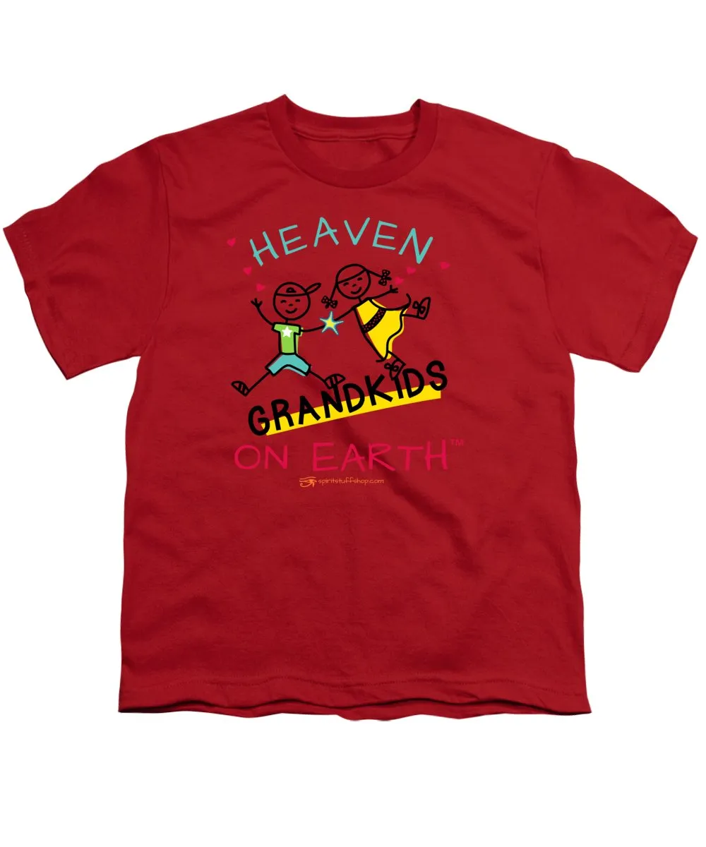 Grandkids Heaven on Earth - Youth T-Shirt