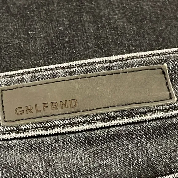 GRLFRND Kiara straight leg jeans in Get Lost