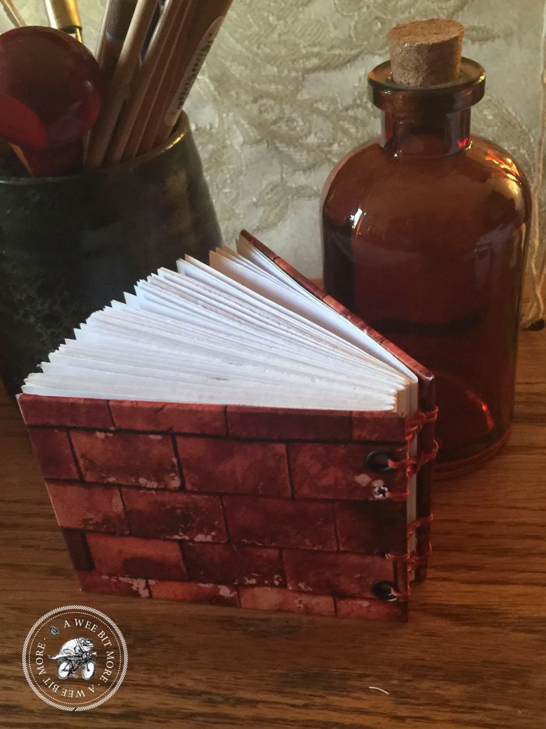 Handmade Notebook  – The Whatever Notebook – Rusty Shingles