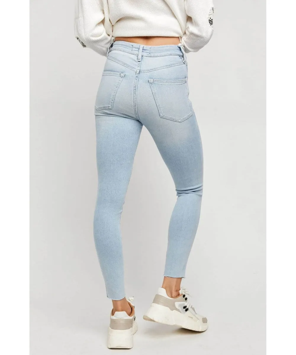 Havanna Blue Straight Leg Stretch Jean