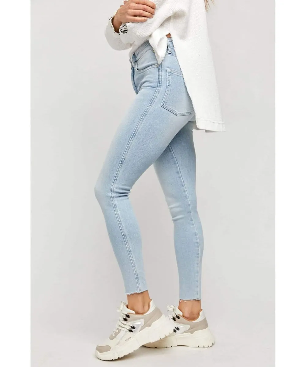 Havanna Blue Straight Leg Stretch Jean