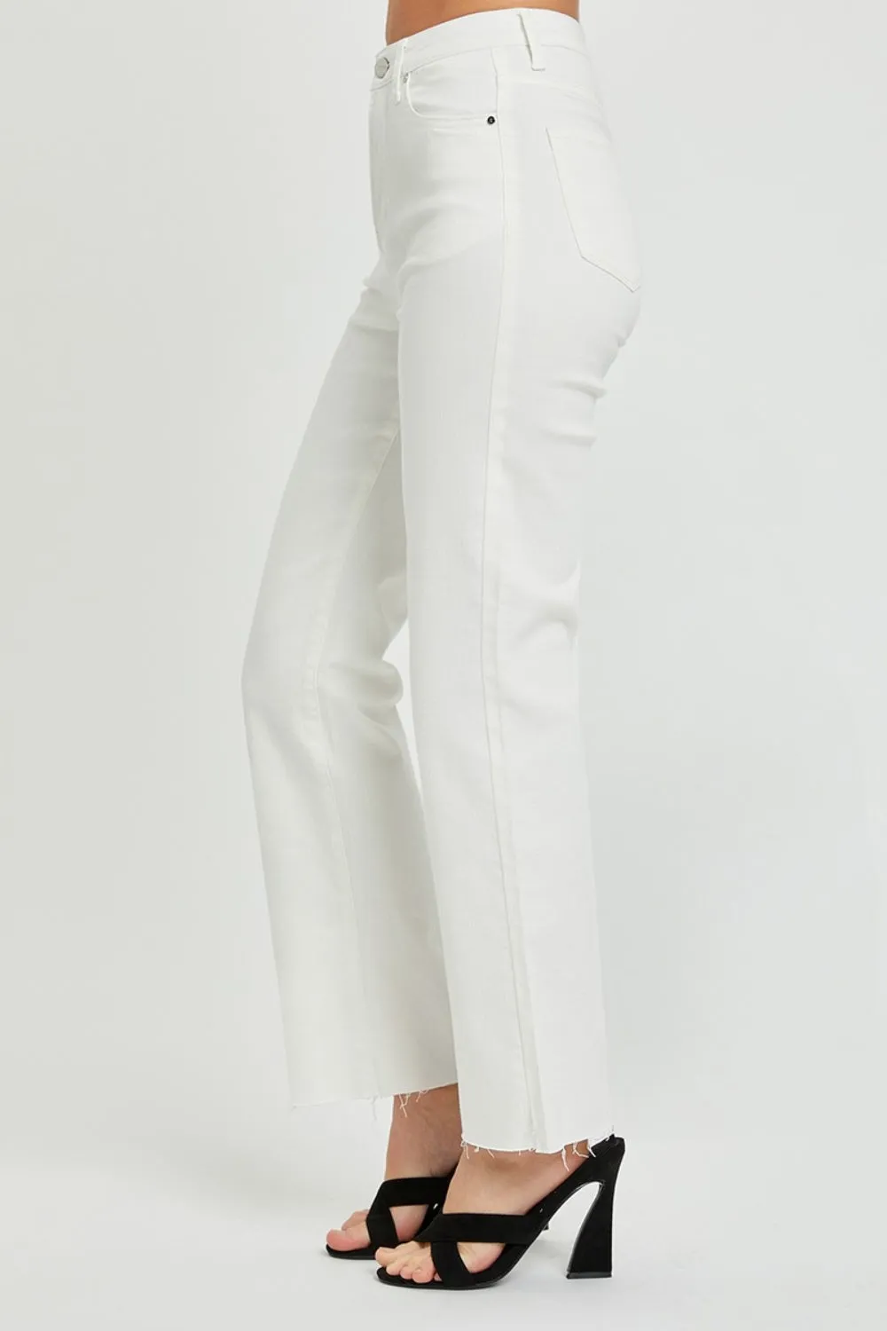 Hazel Blues® |  RISEN High Rise Tummy Control Straight Jeans