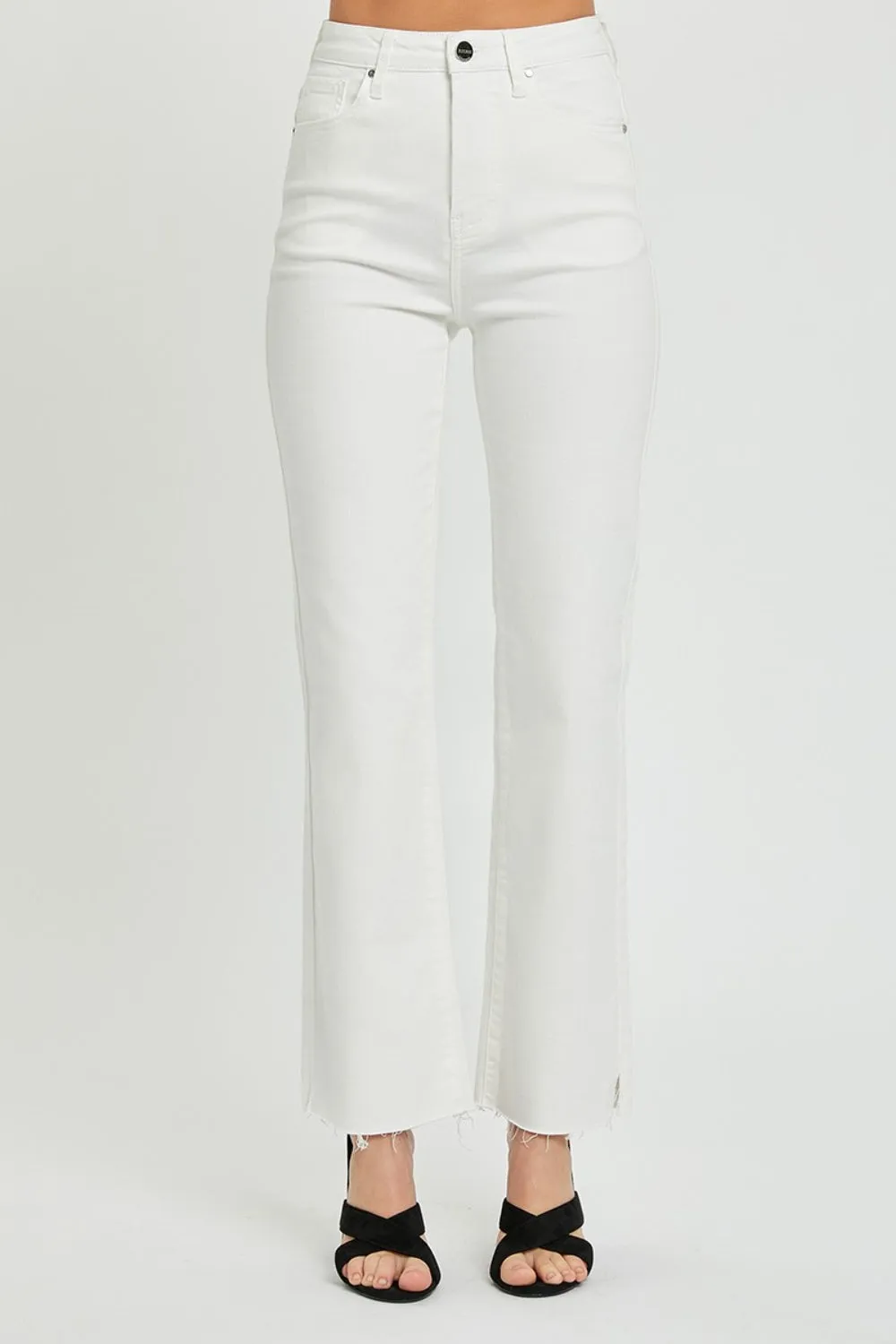 Hazel Blues® |  RISEN High Rise Tummy Control Straight Jeans