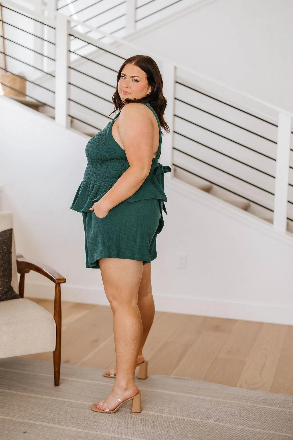 Hazel Blues® |  So Exceptional Smocked Tank