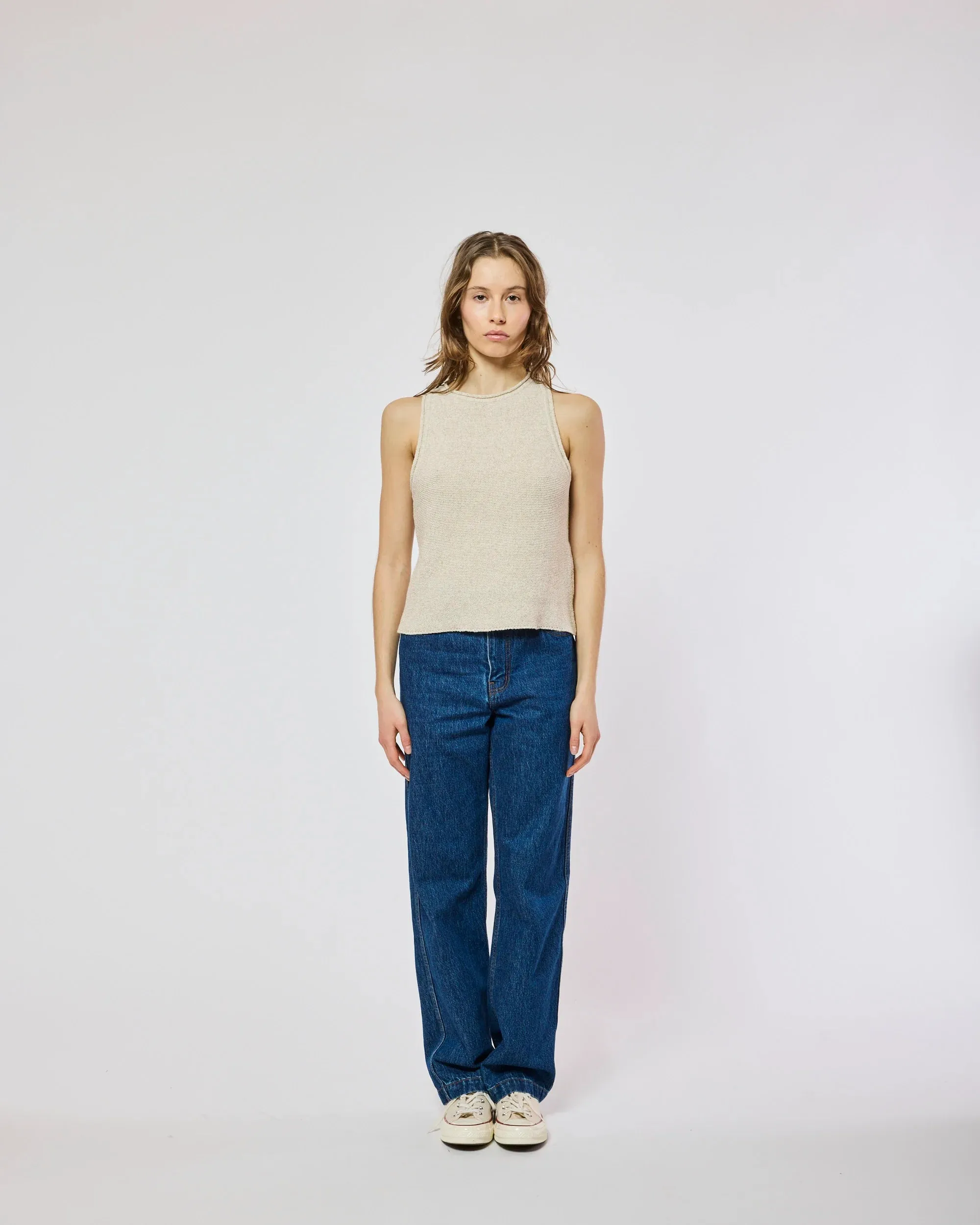 Homecore - Niobe Linen Top - Ecru