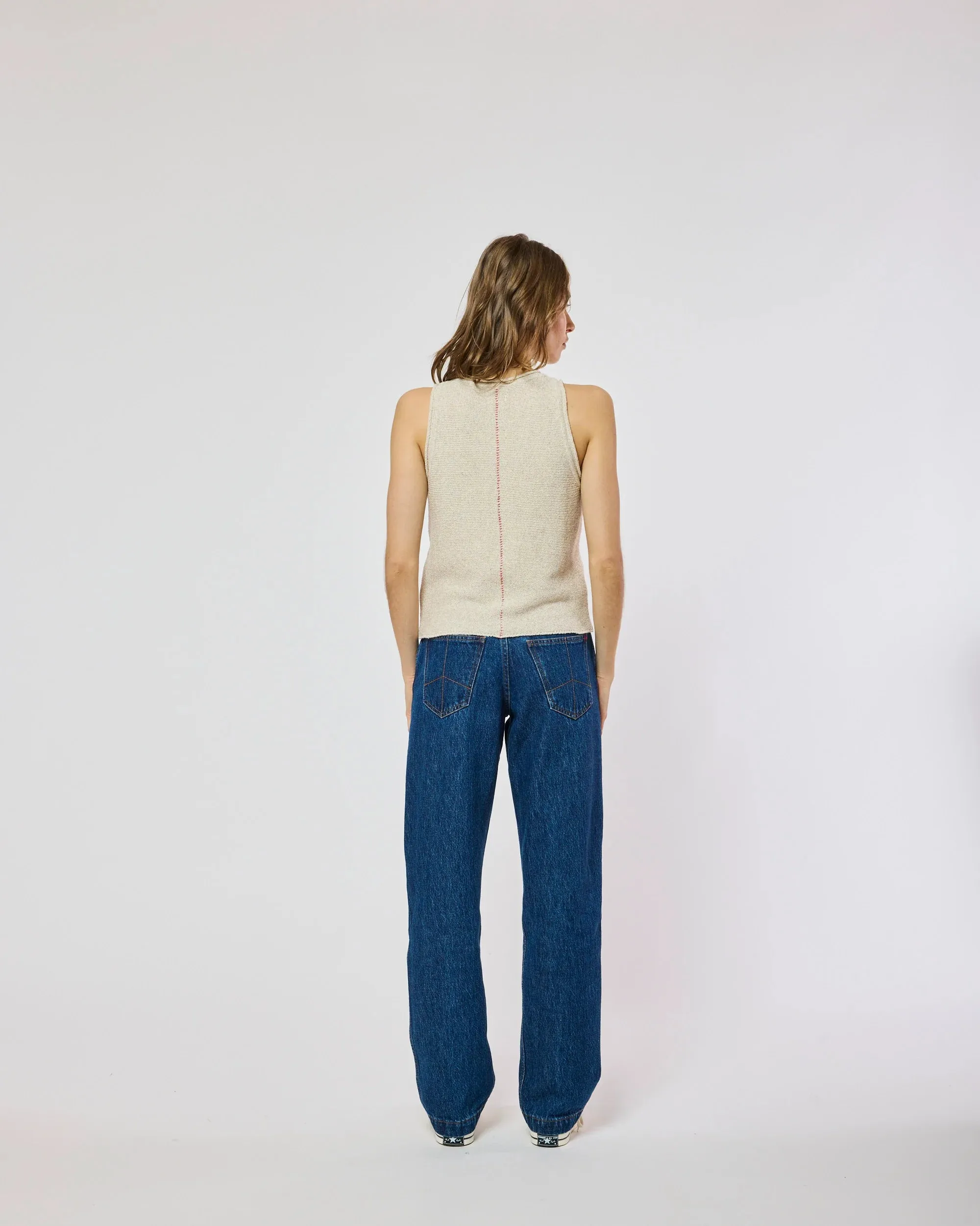 Homecore - Niobe Linen Top - Ecru