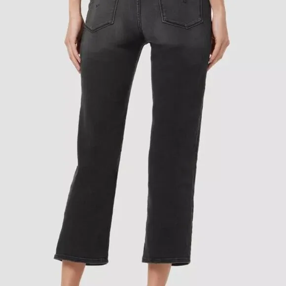 Hudson Noa Mid Rise Straight Crop Jeans in Twin Flame Size 31 NWOT