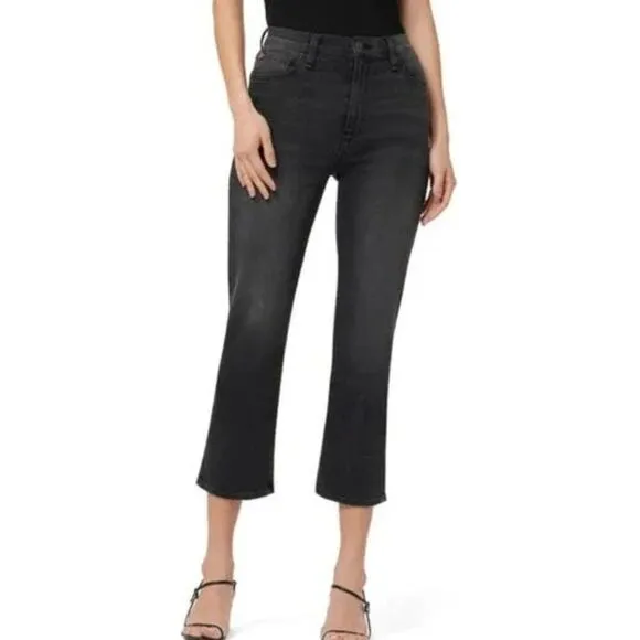 Hudson Noa Mid Rise Straight Crop Jeans in Twin Flame Size 31 NWOT