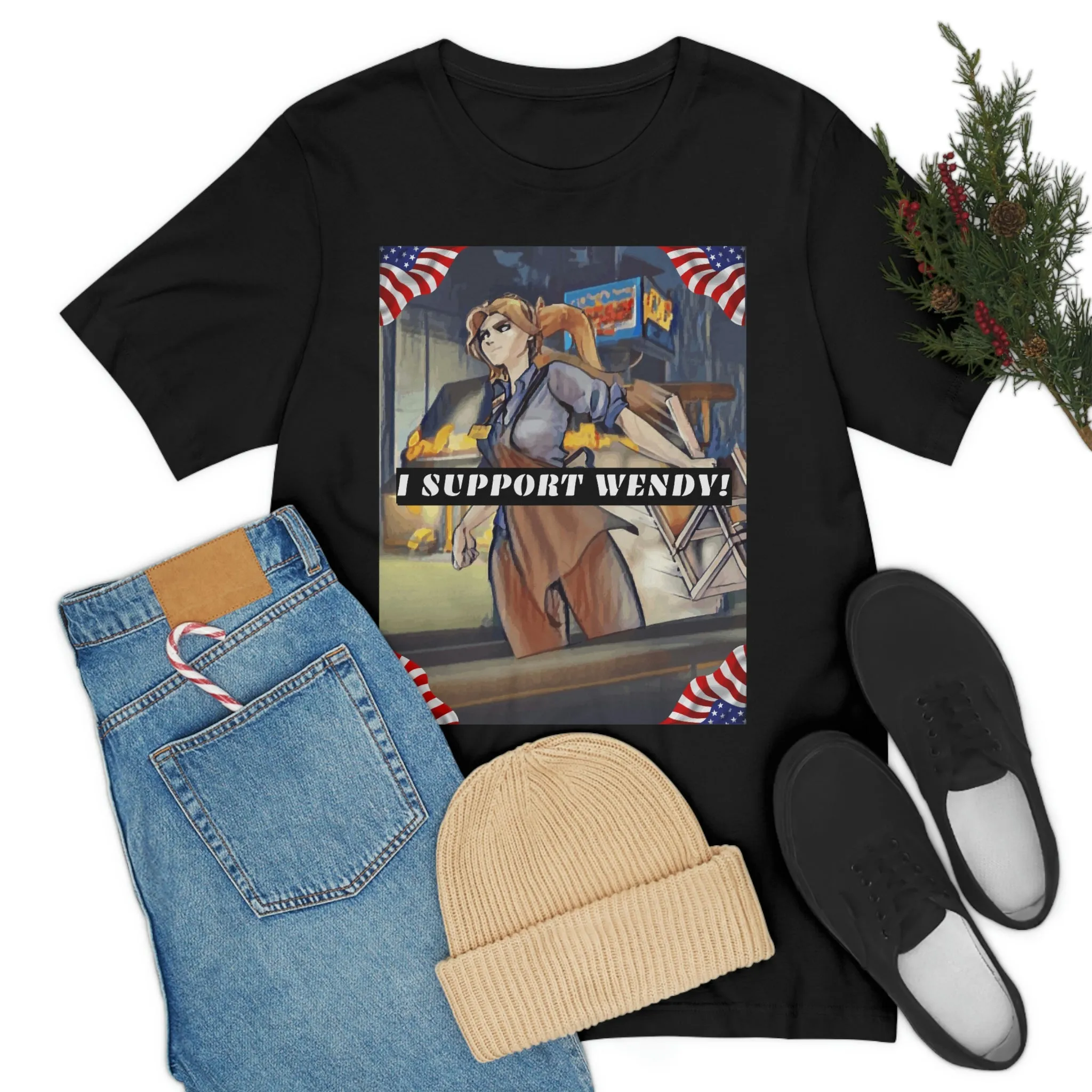 I Support Wendy! Short Sleeve Tee