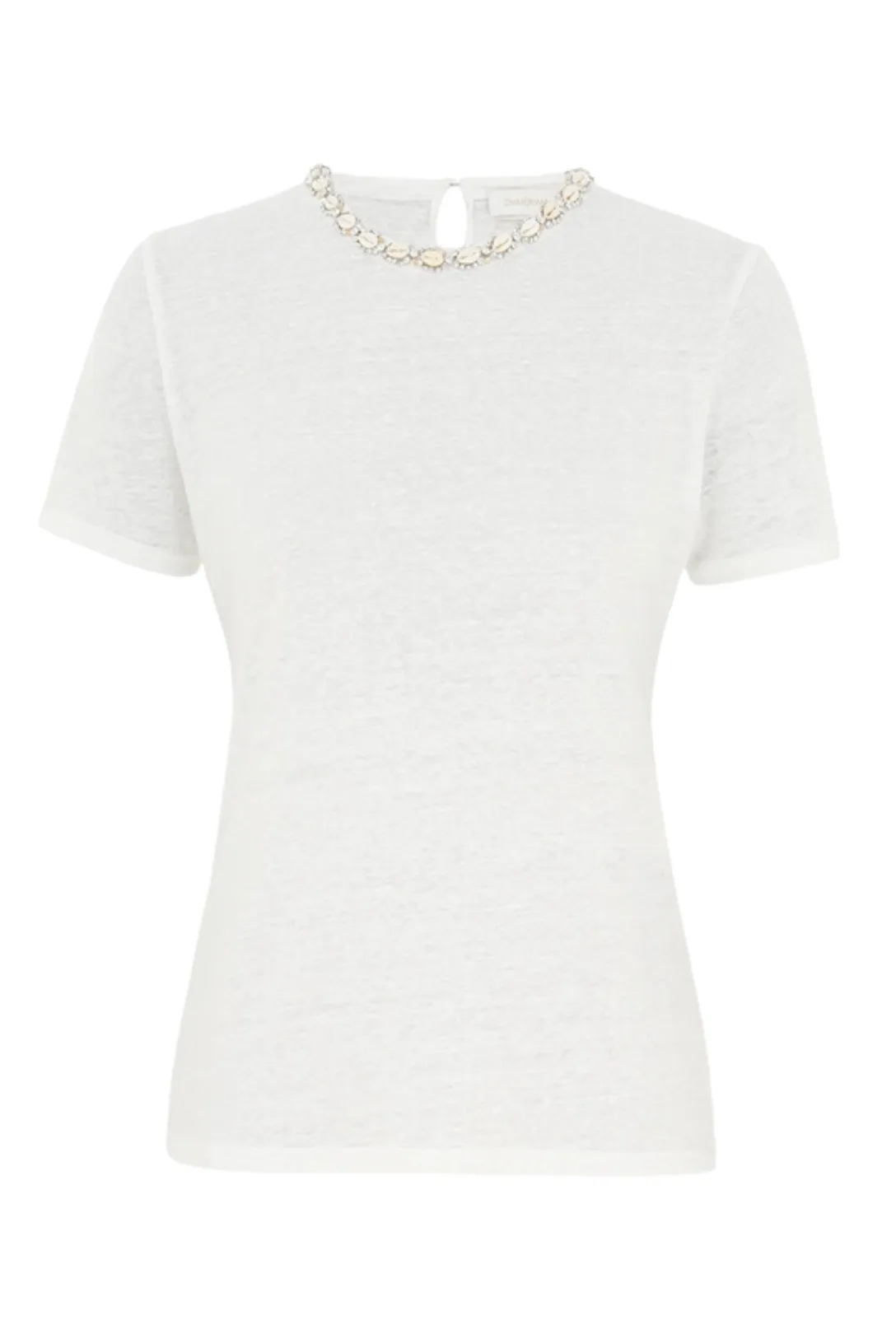 Illuminate Embellished Tee | Ivory