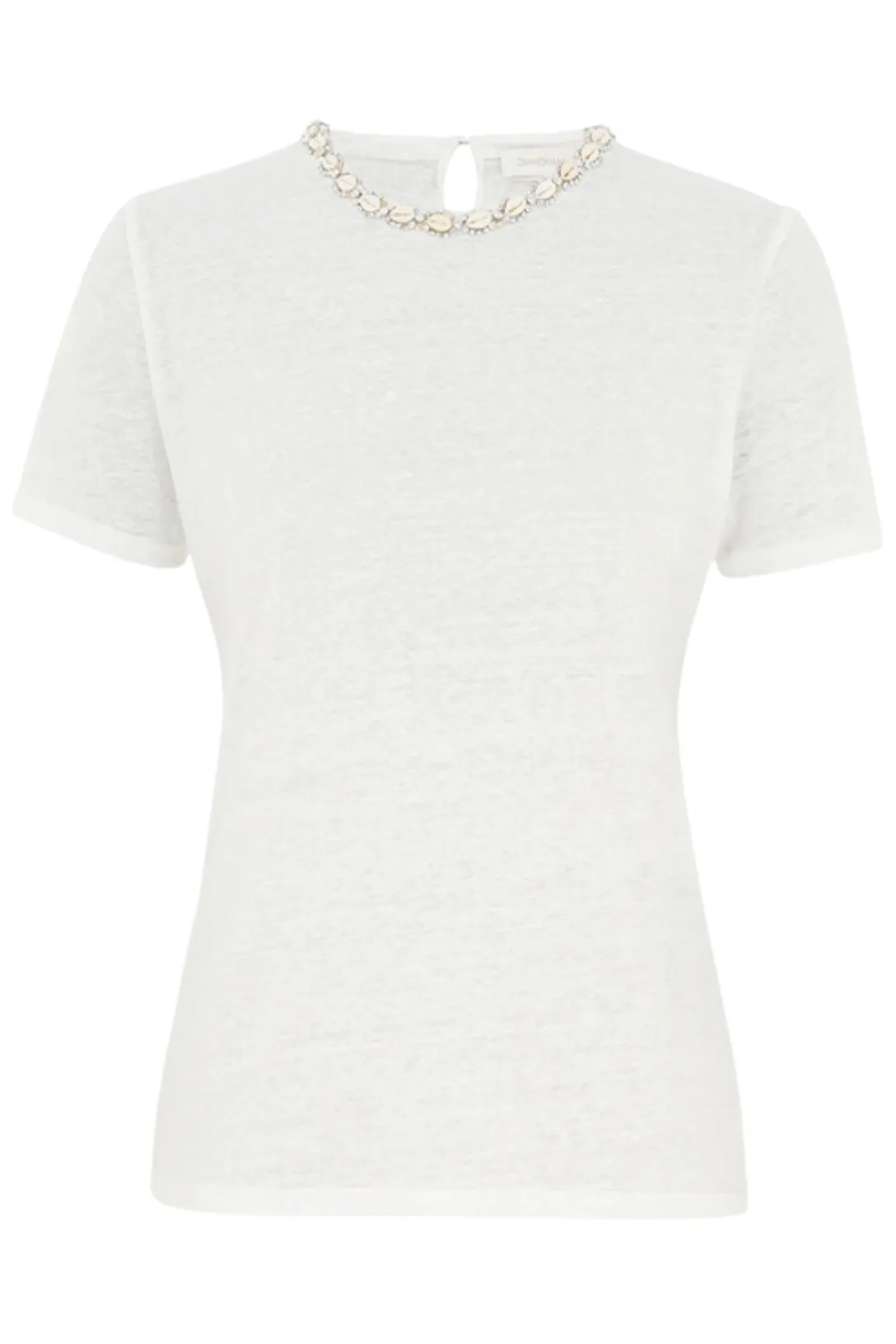 Illuminate Embellished Tee | Ivory