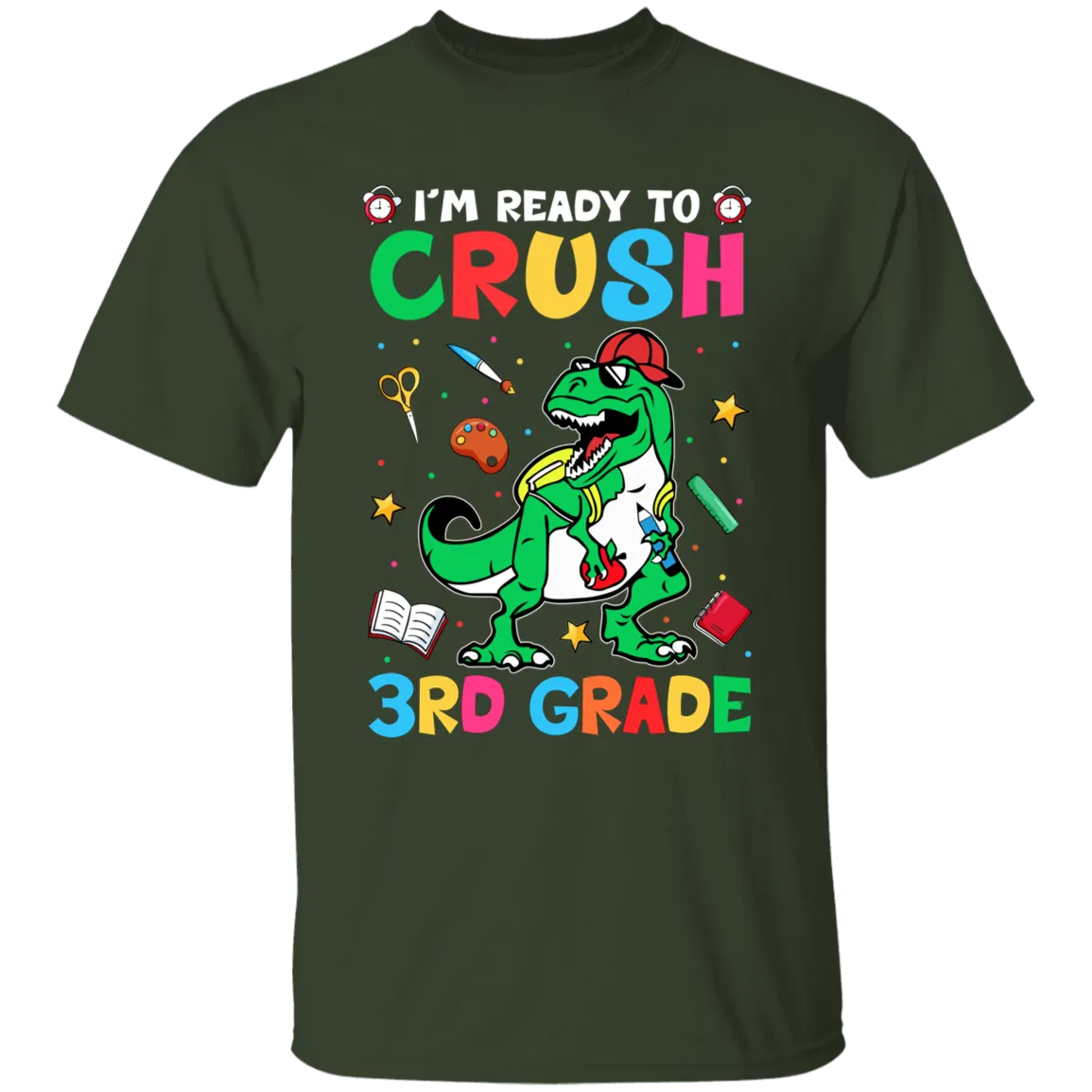 I'm Ready To Crush 3rd Grade Youth Cotton T-Shirt