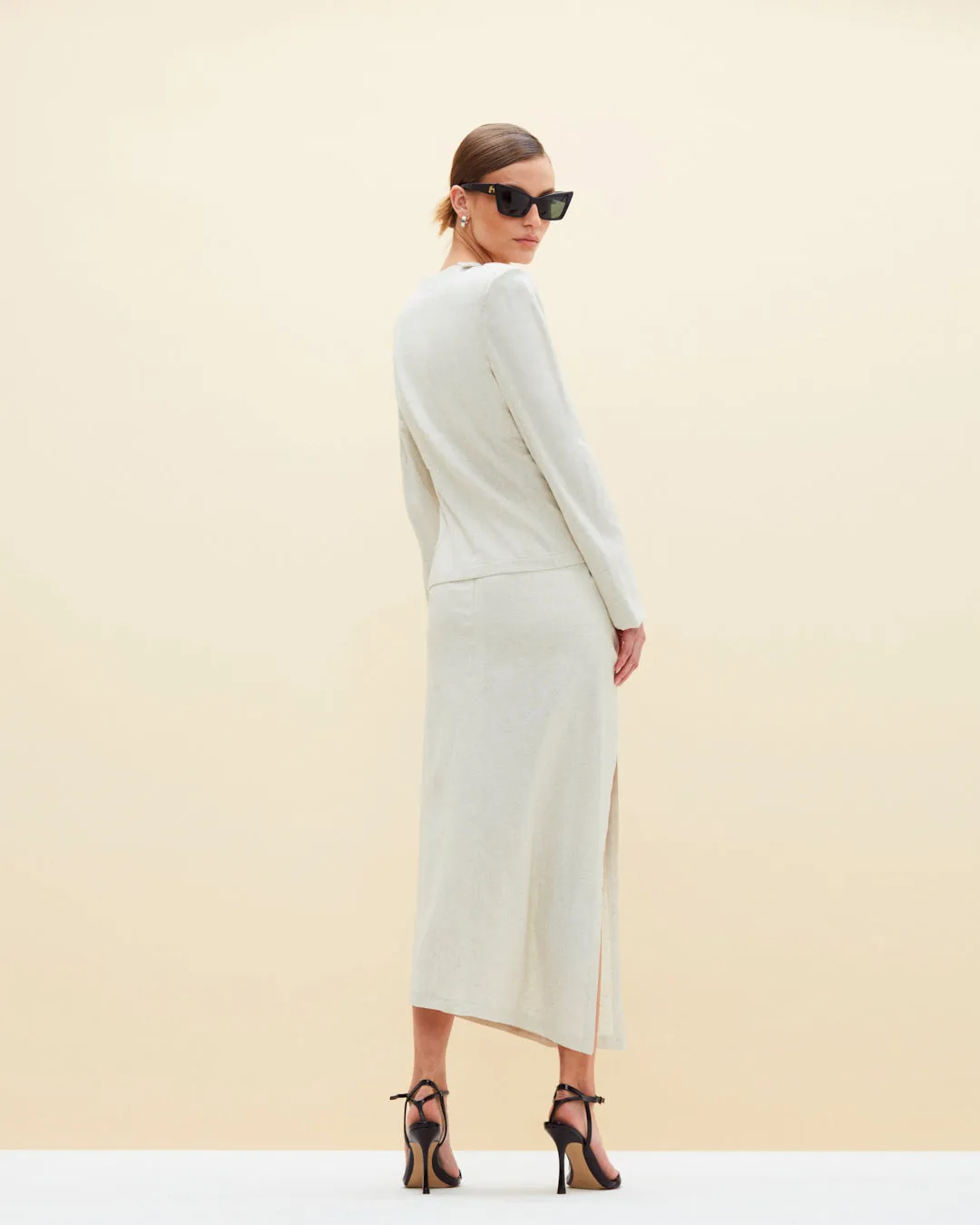 Incanta Beige Skirt