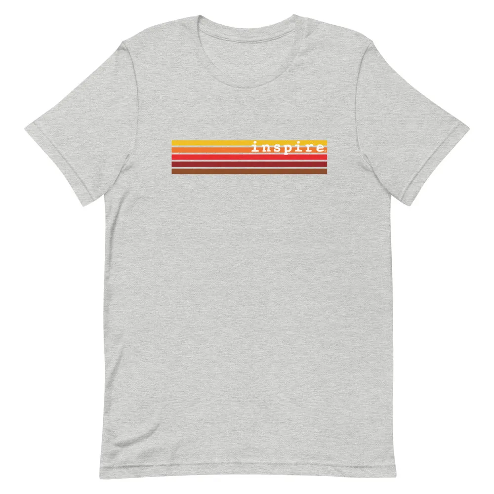 inspire Retro Stripes Short-Sleeve Unisex T-Shirt