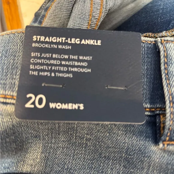 J. Jill Boyfriend Straight-Leg Ankle Boyfriend Jeans Women’s Size 20R
