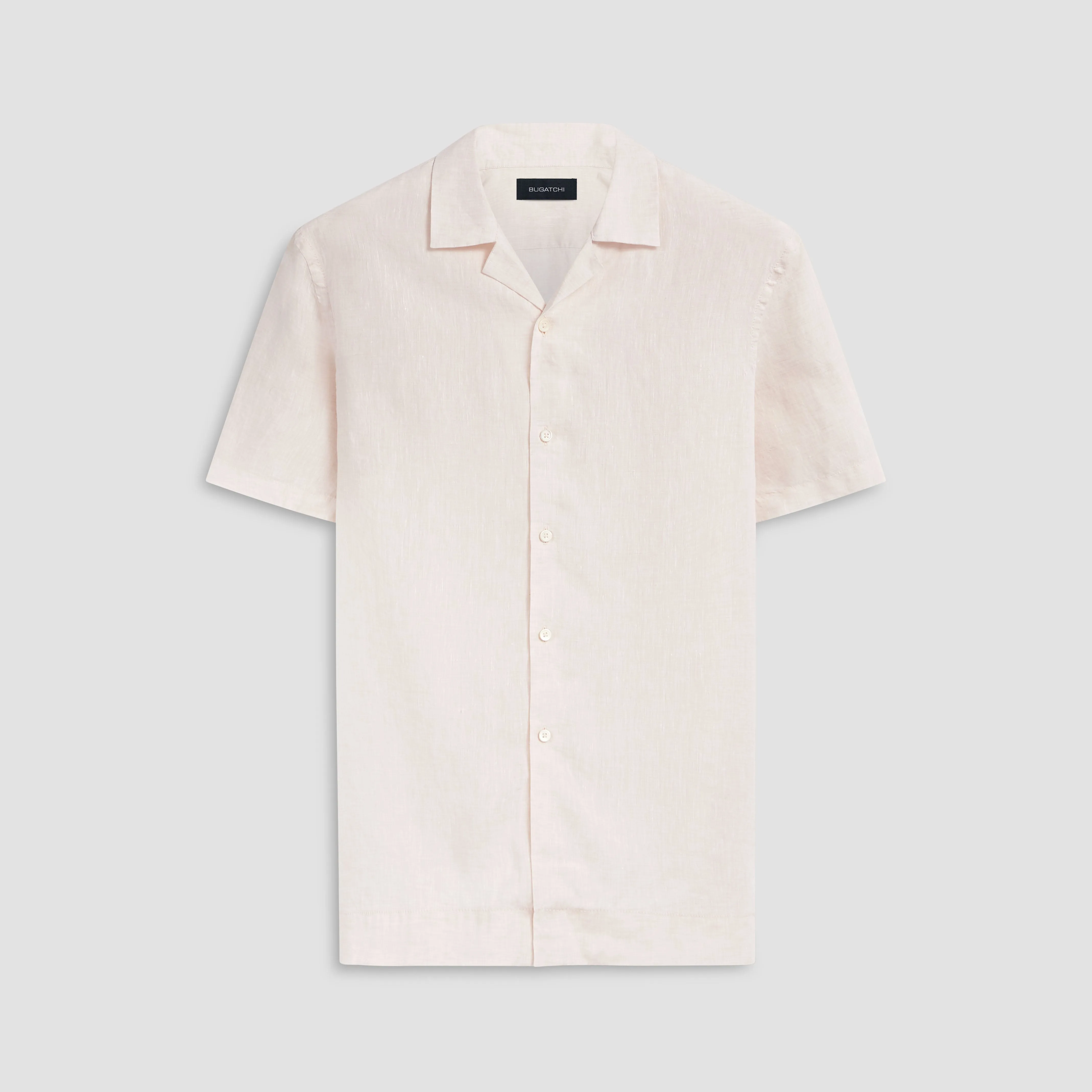 Jackson Solid Short Sleeve Linen Shirt