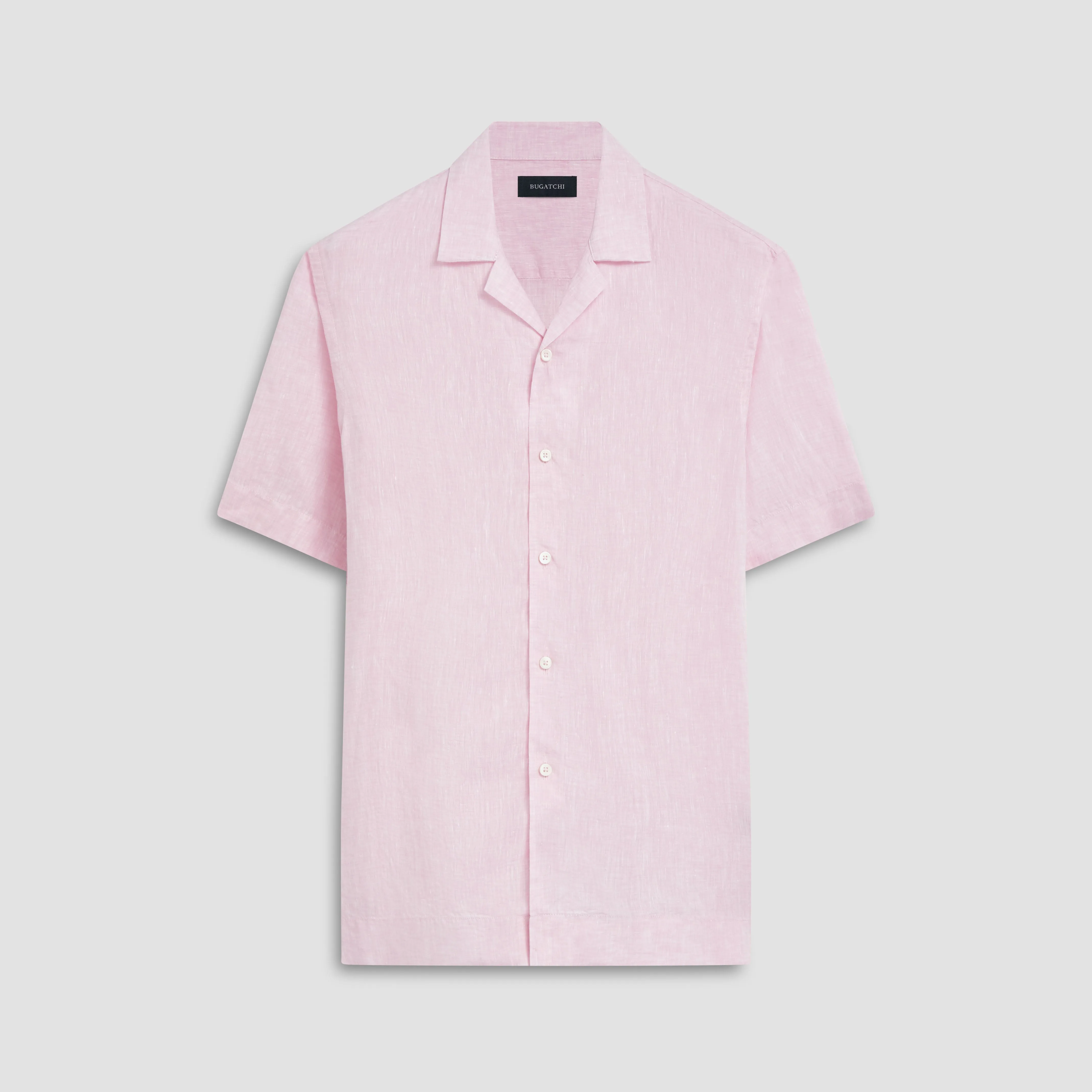 Jackson Solid Short Sleeve Linen Shirt