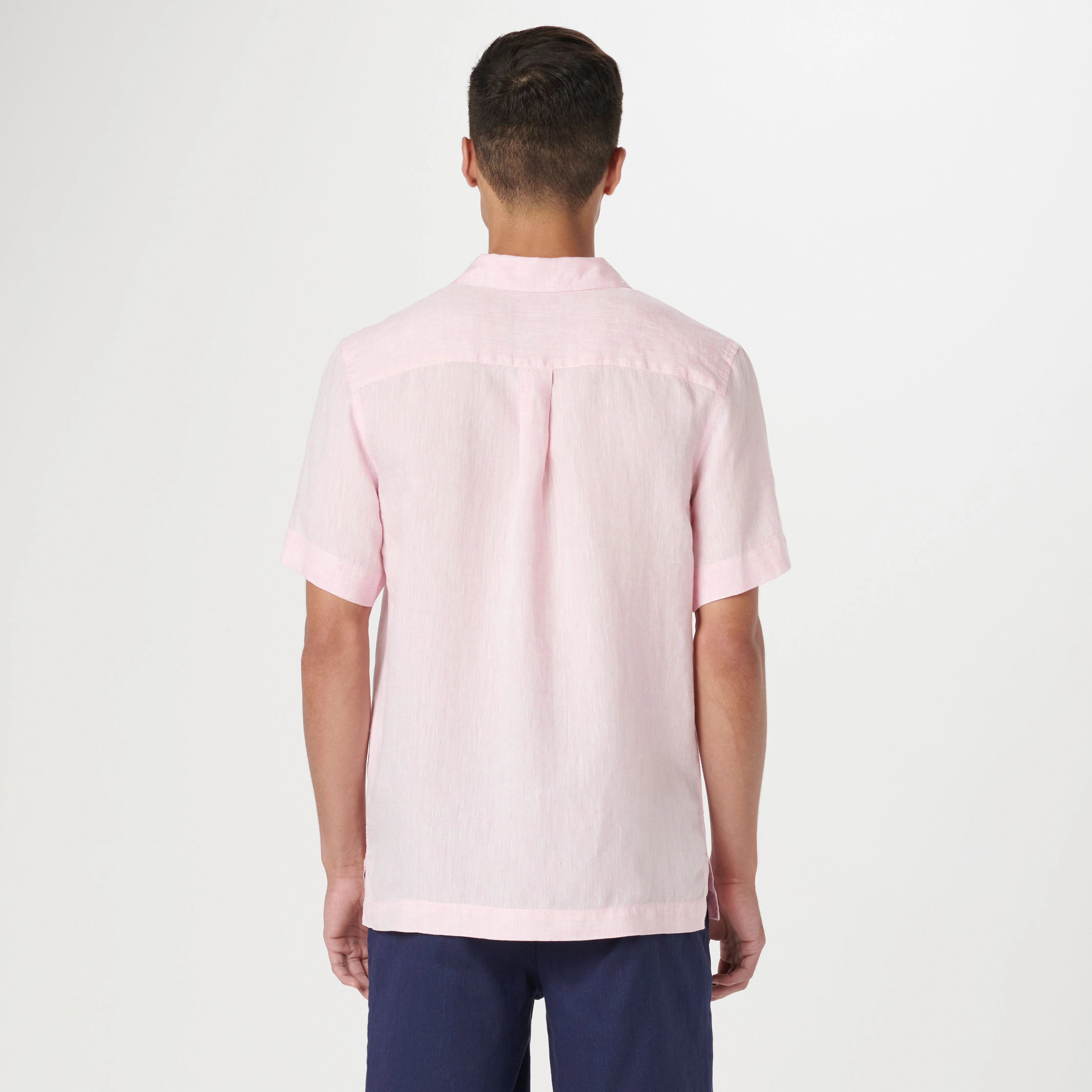 Jackson Solid Short Sleeve Linen Shirt