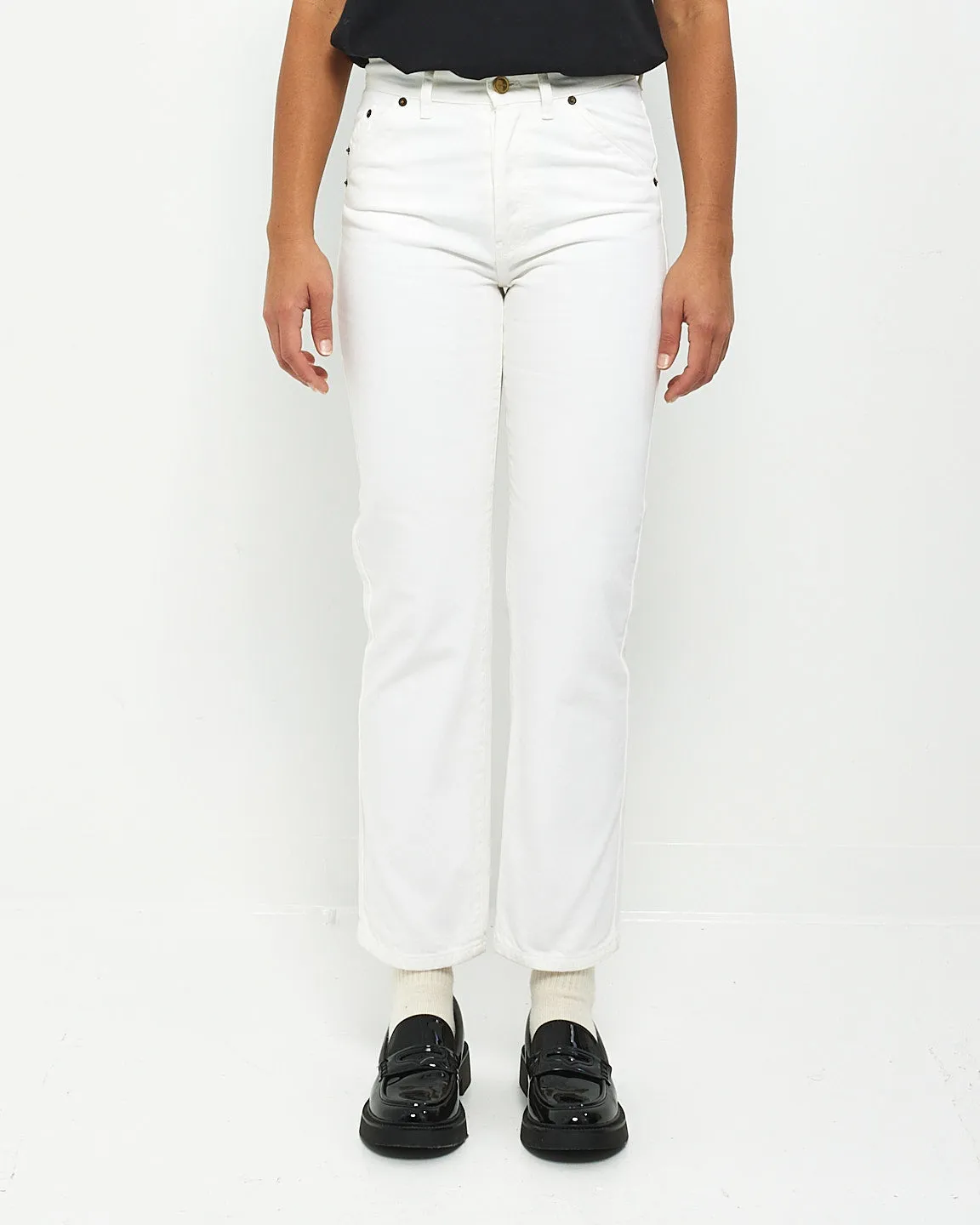Jacquemus "La Riviera" White Straight Jeans - 26