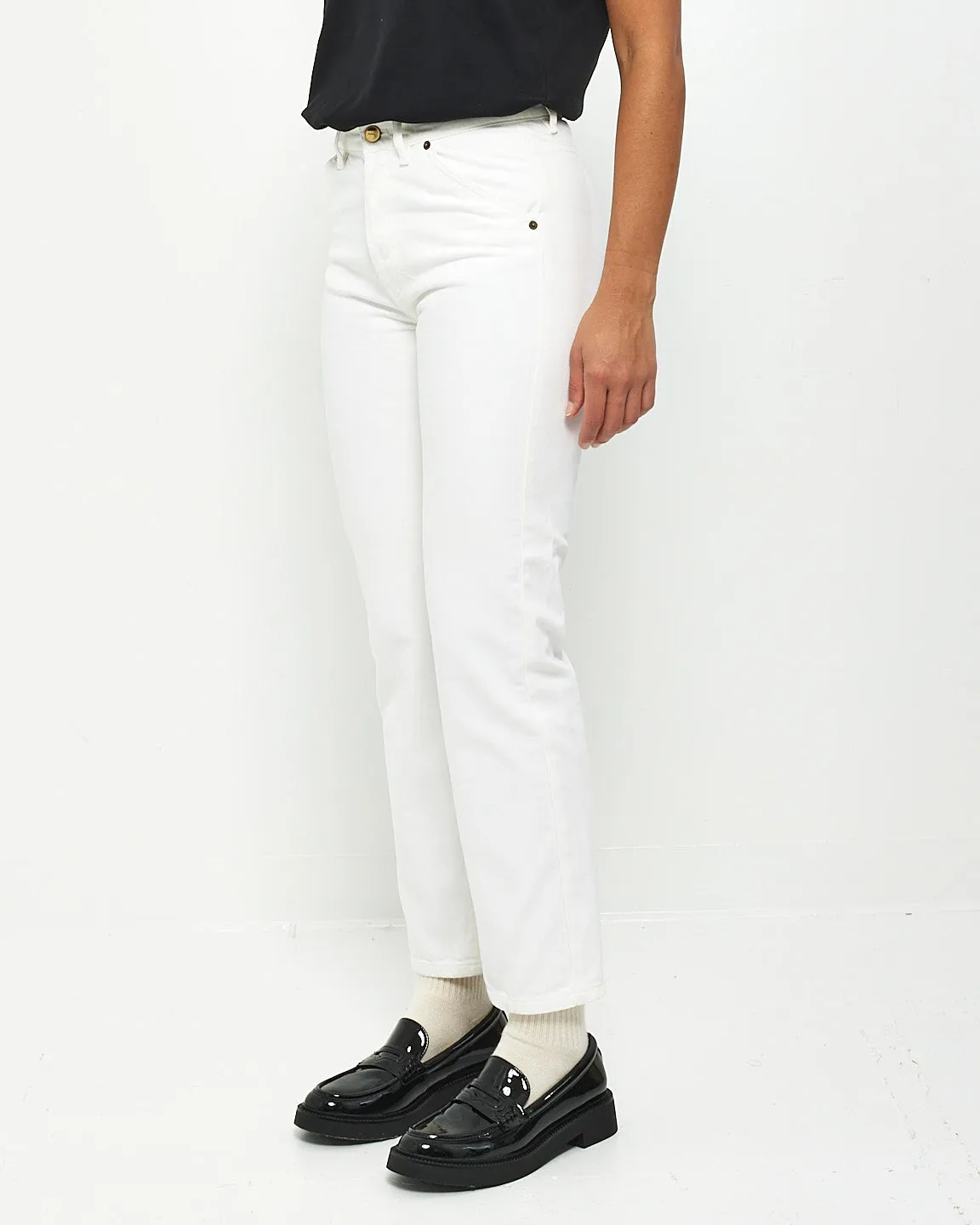 Jacquemus "La Riviera" White Straight Jeans - 26