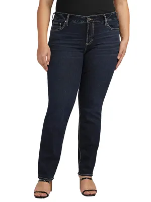Jeans Elyse Straight Taille Plus de Silver Jeans