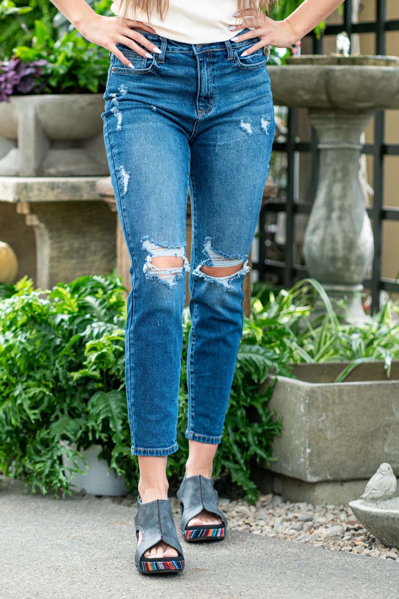 Jill High Rise Mom Skinny