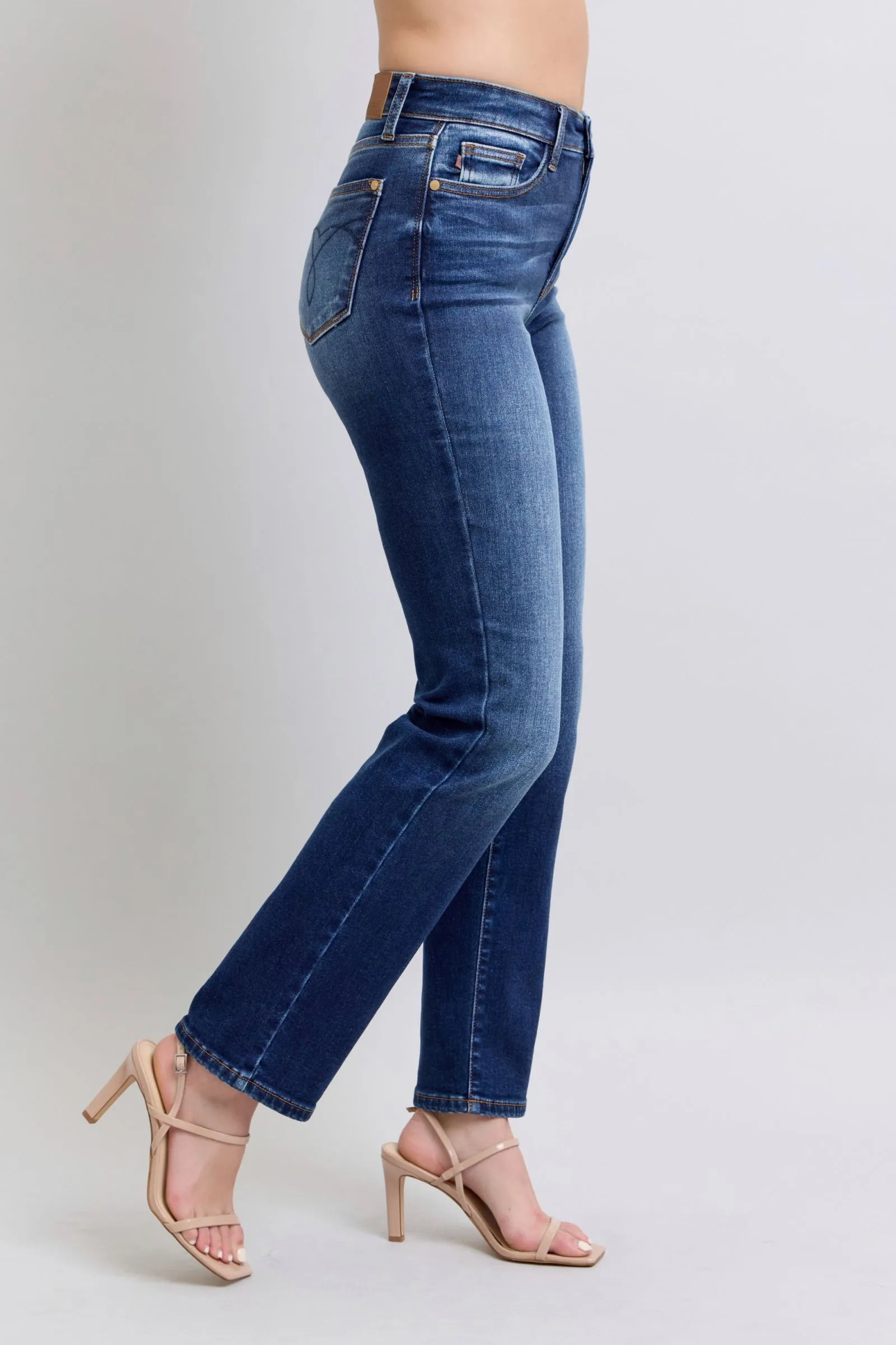 Judy Blue Washed Straight Leg Jeans