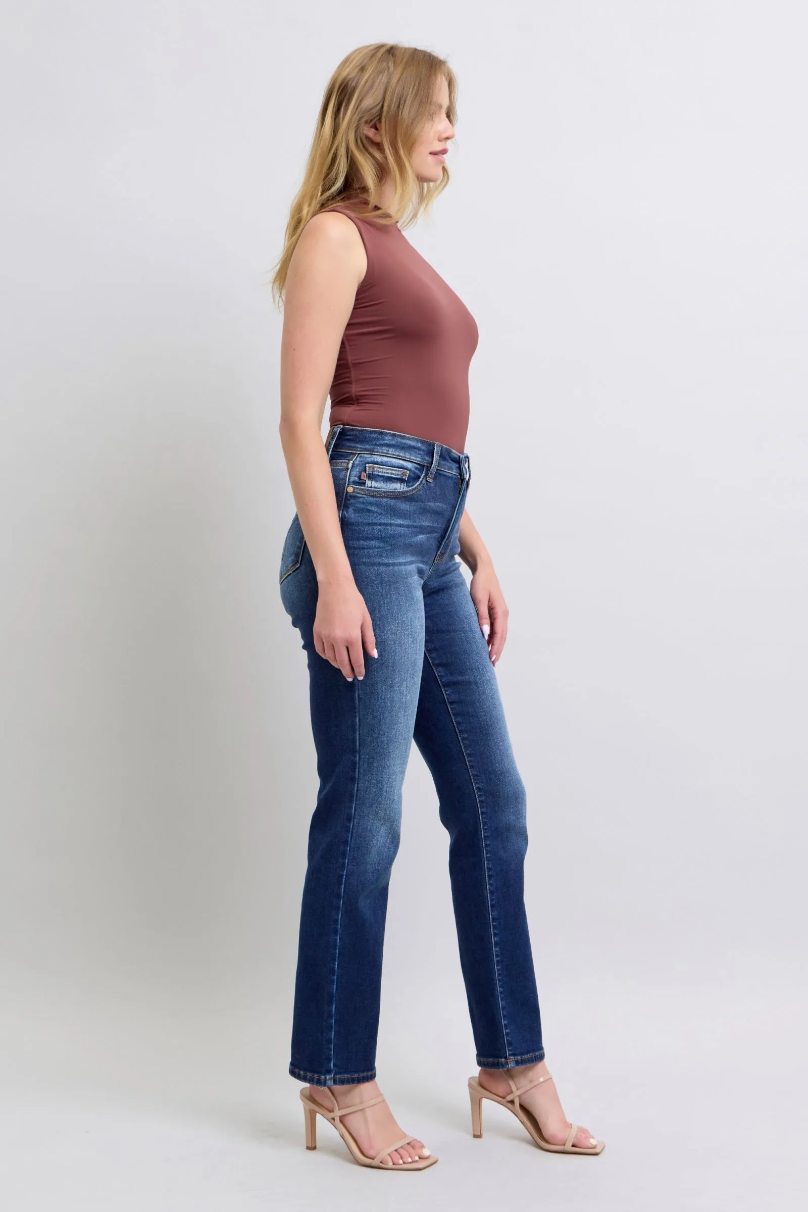 Judy Blue Washed Straight Leg Jeans
