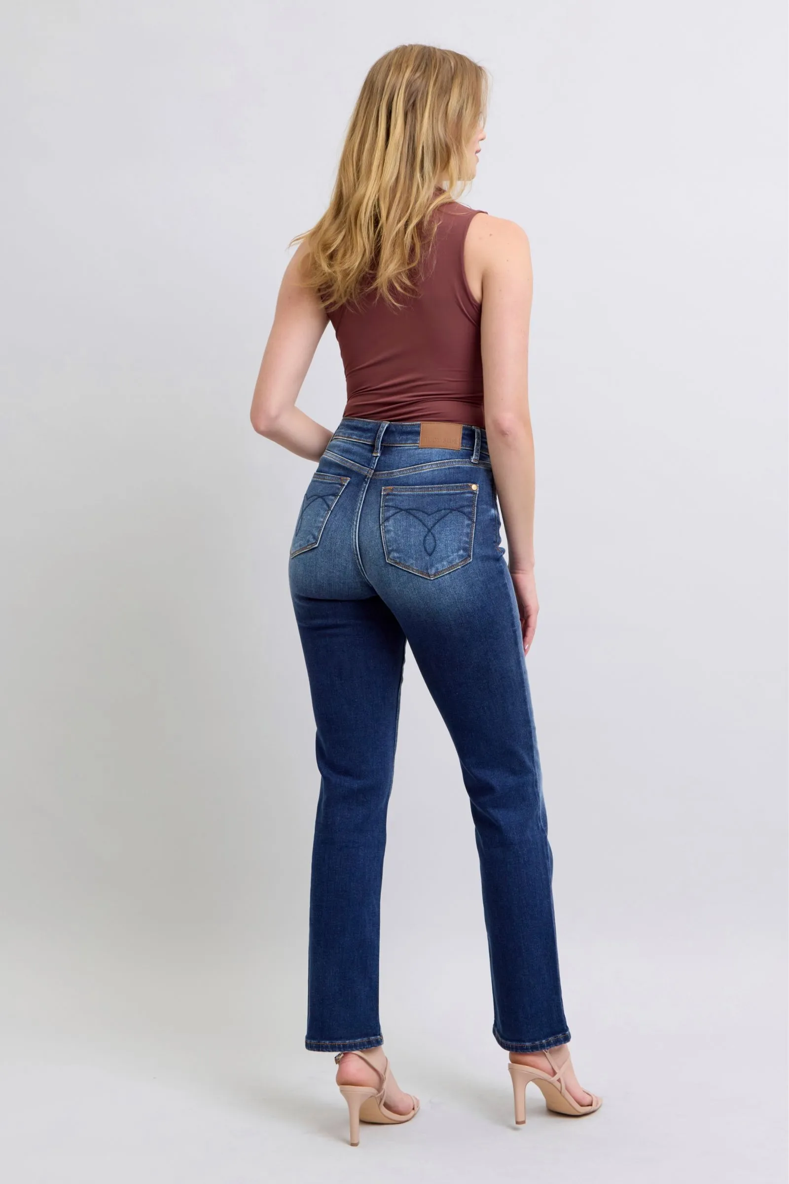 Judy Blue Washed Straight Leg Jeans