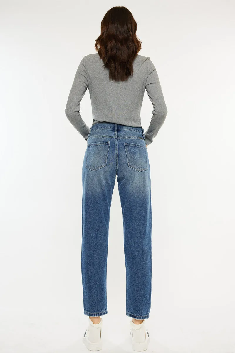 Kerrigan Ultra High Rise Mom Jeans