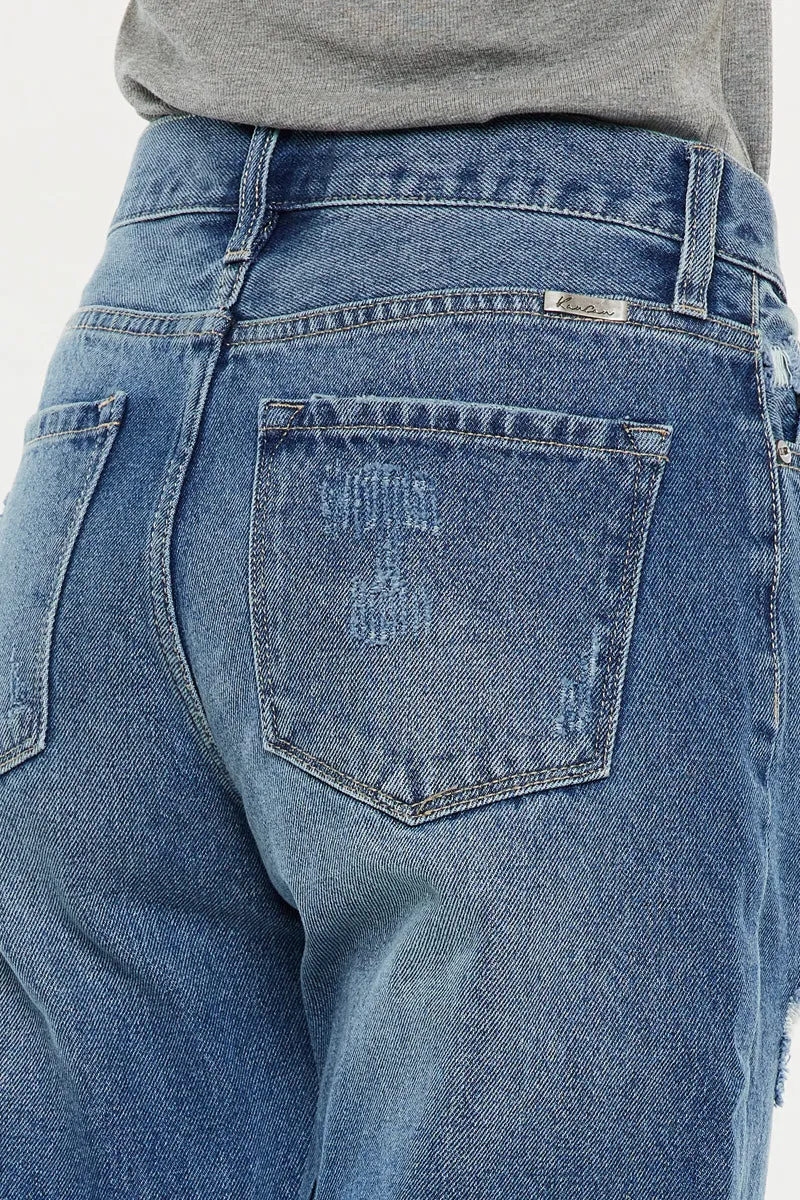 Kerrigan Ultra High Rise Mom Jeans