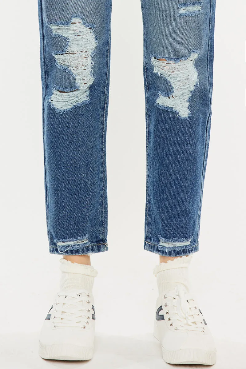 Kerrigan Ultra High Rise Mom Jeans