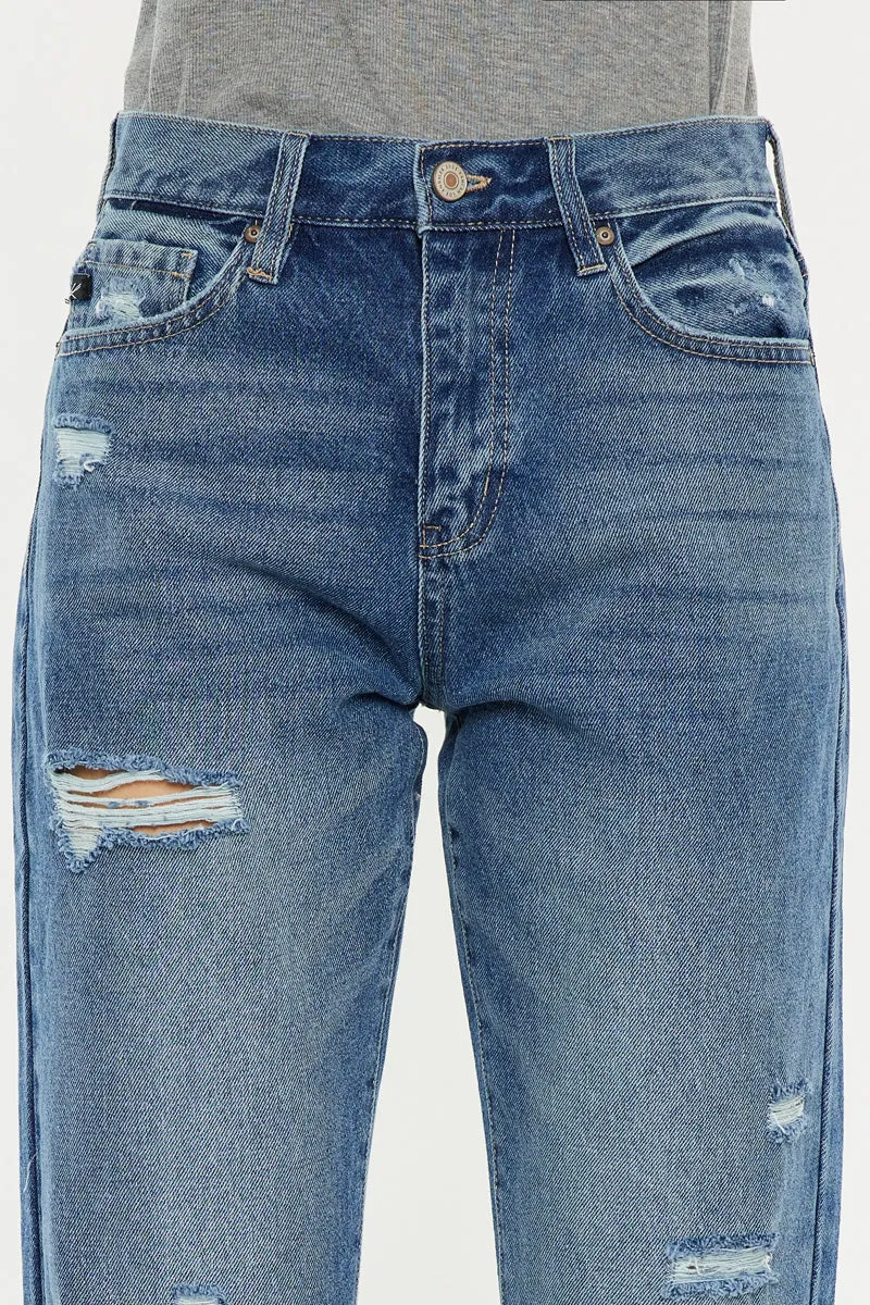 Kerrigan Ultra High Rise Mom Jeans