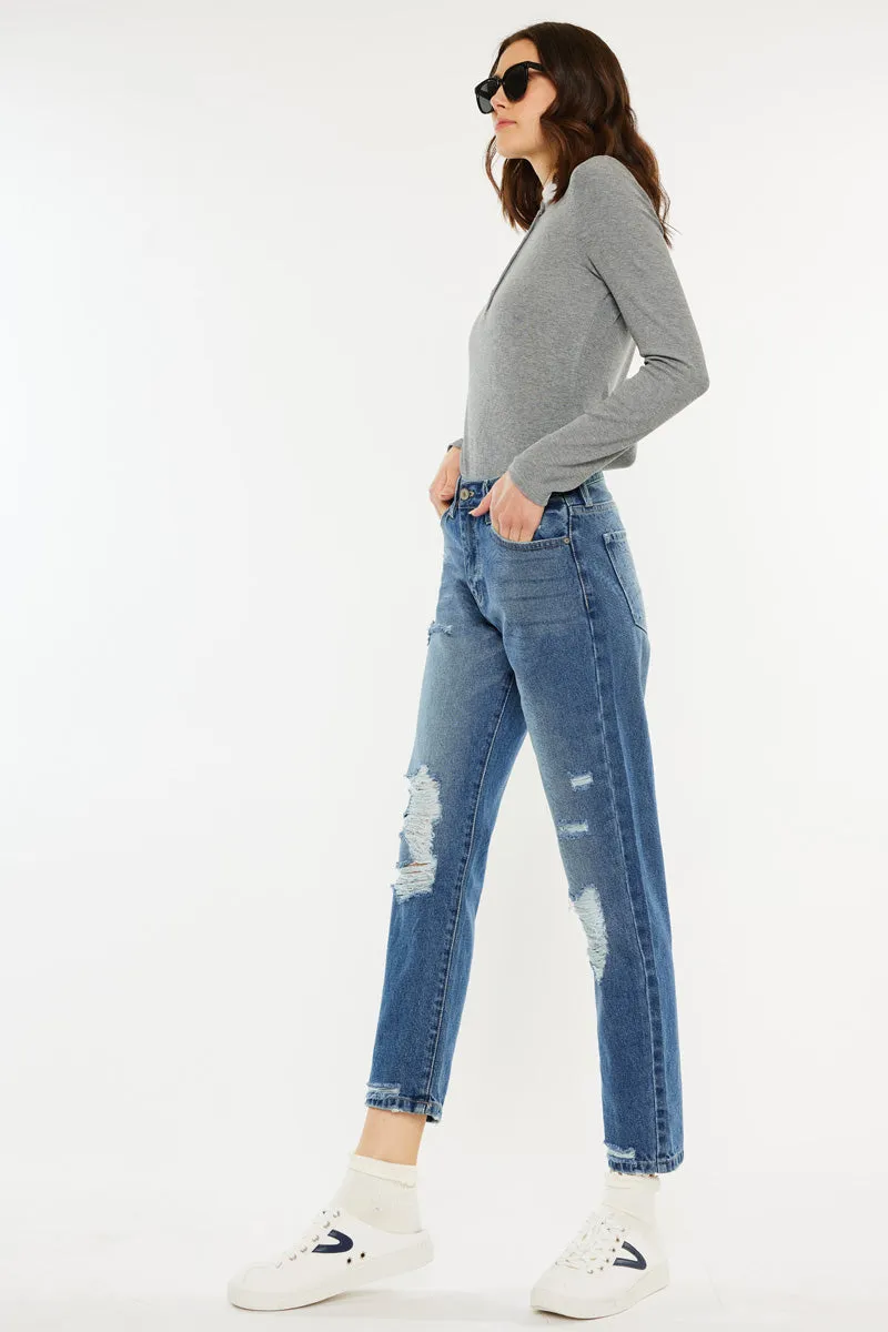 Kerrigan Ultra High Rise Mom Jeans