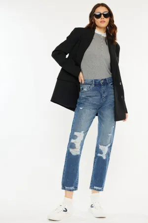 Kerrigan Ultra High Rise Mom Jeans