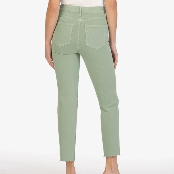 Kut from the Kloth NWT High Rise Reese Fab AB Ankle Straight Leg Jeans Size 14