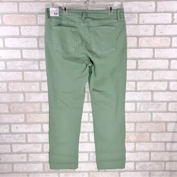 Kut from the Kloth NWT High Rise Reese Fab AB Ankle Straight Leg Jeans Size 14