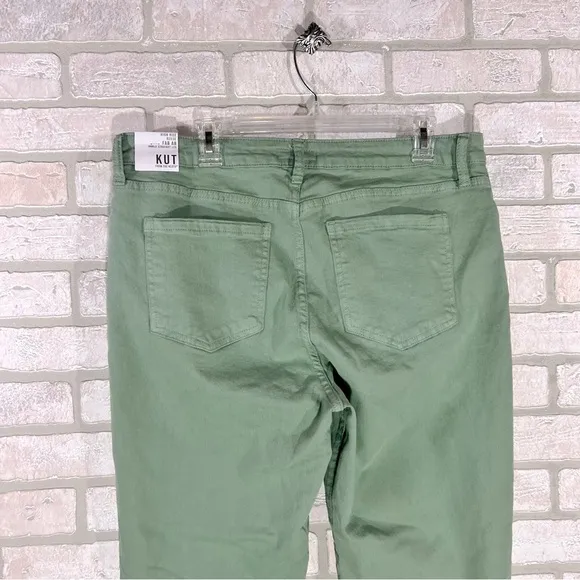 Kut from the Kloth NWT High Rise Reese Fab AB Ankle Straight Leg Jeans Size 14