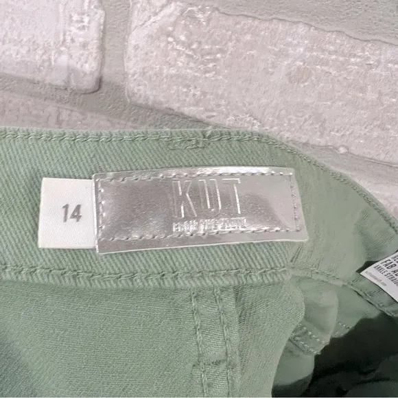 Kut from the Kloth NWT High Rise Reese Fab AB Ankle Straight Leg Jeans Size 14