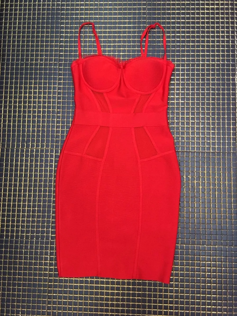 Lace Above Knee Sexy Bodycon Dress