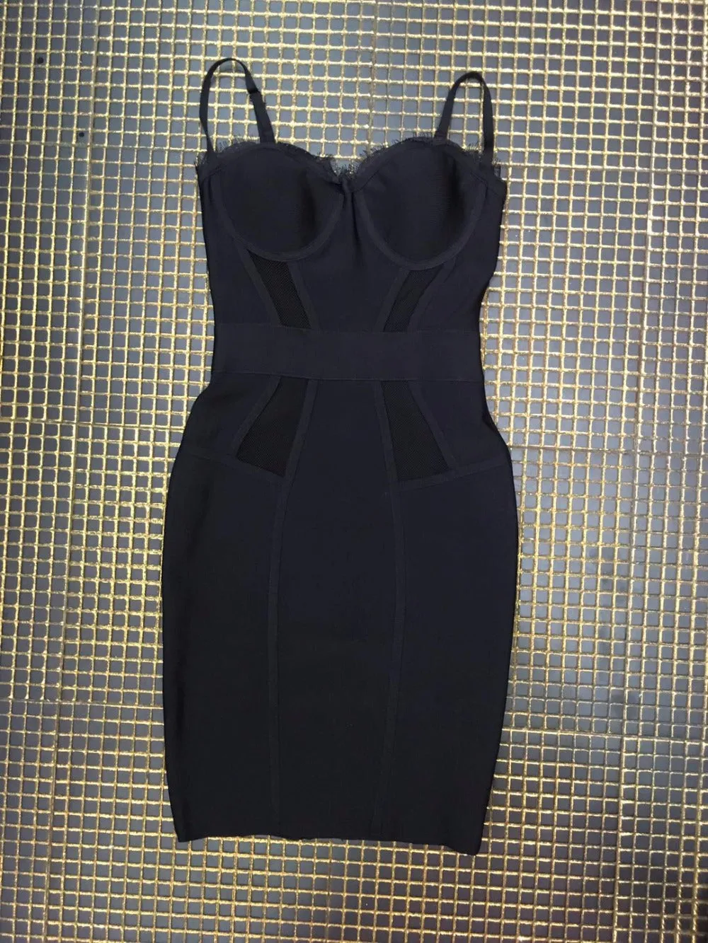 Lace Above Knee Sexy Bodycon Dress