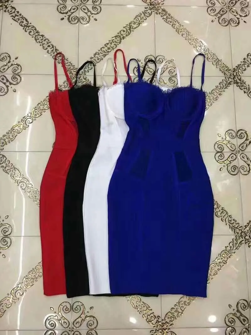 Lace Above Knee Sexy Bodycon Dress