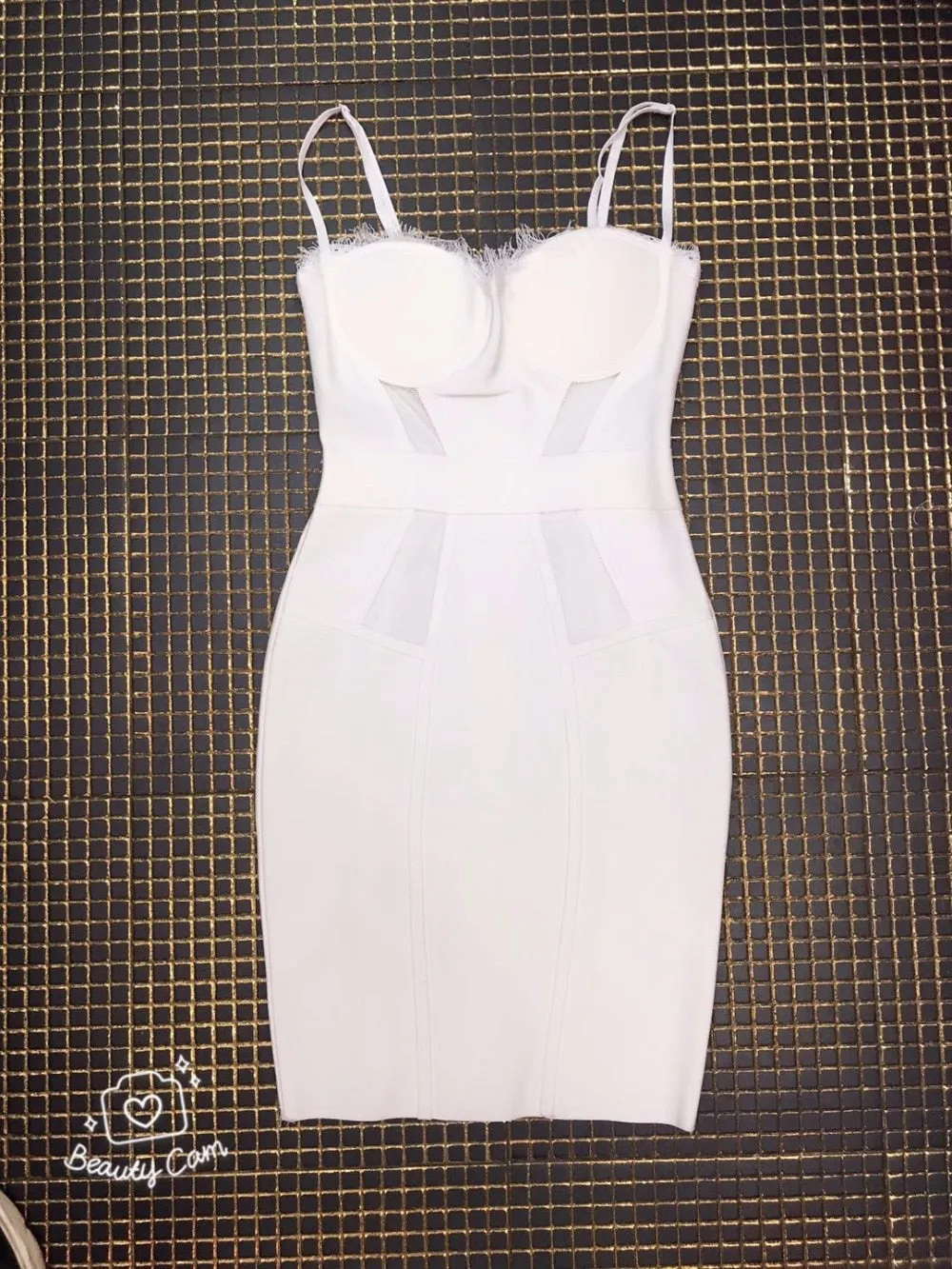 Lace Above Knee Sexy Bodycon Dress