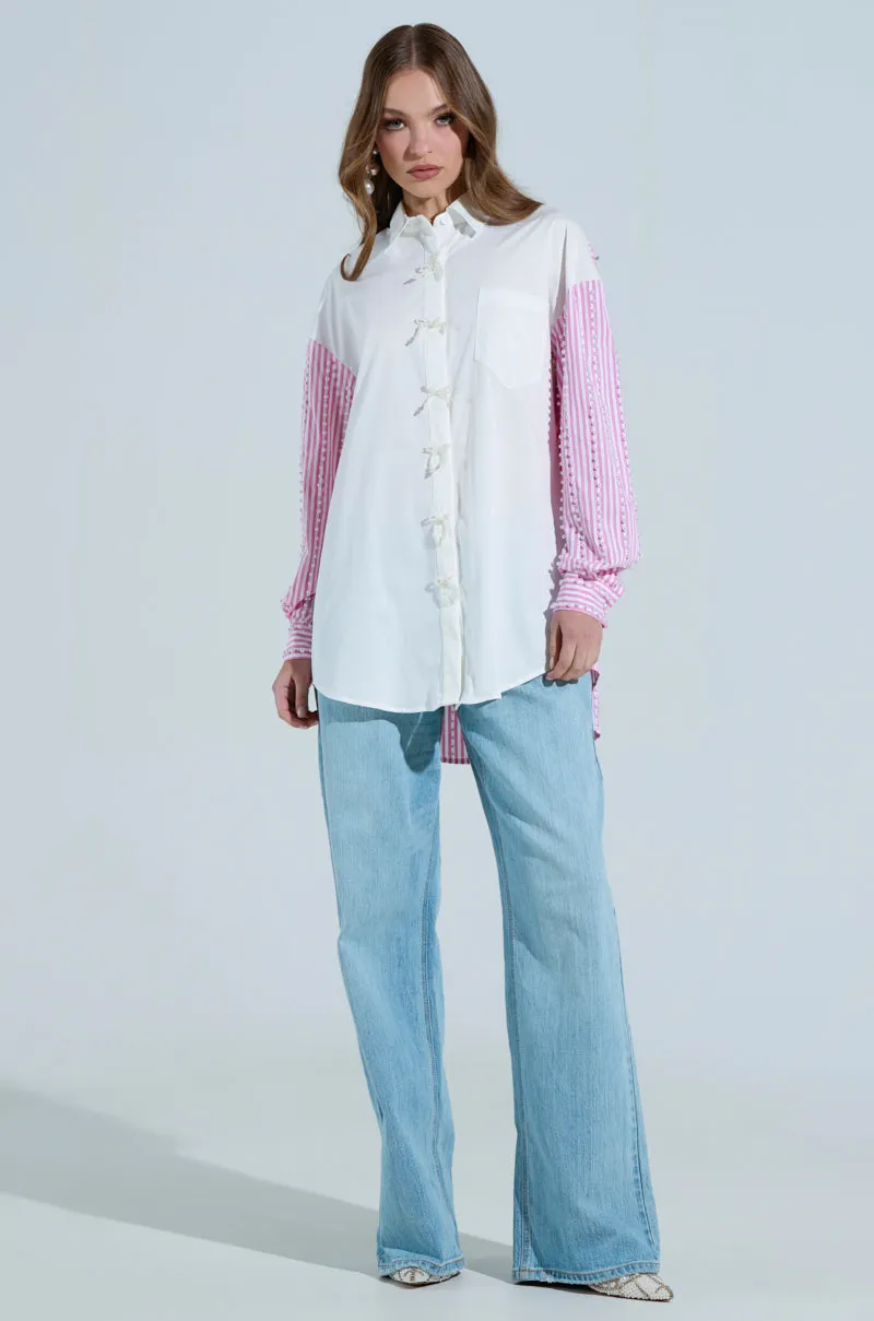 LANA BUTTON DOWN BLOUSE