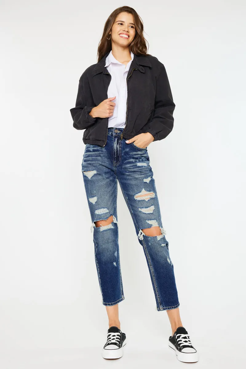 Larisa Ultra High Rise Mom Jeans
