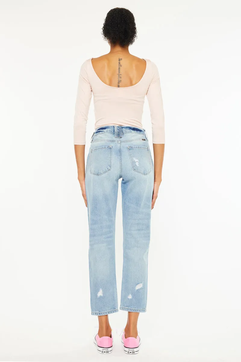 Larisa Ultra High Rise Mom Jeans