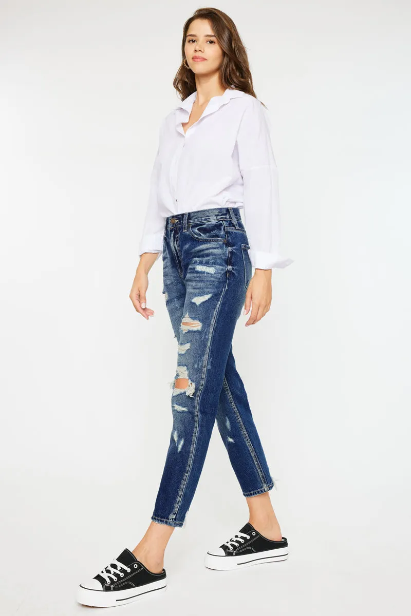 Larisa Ultra High Rise Mom Jeans