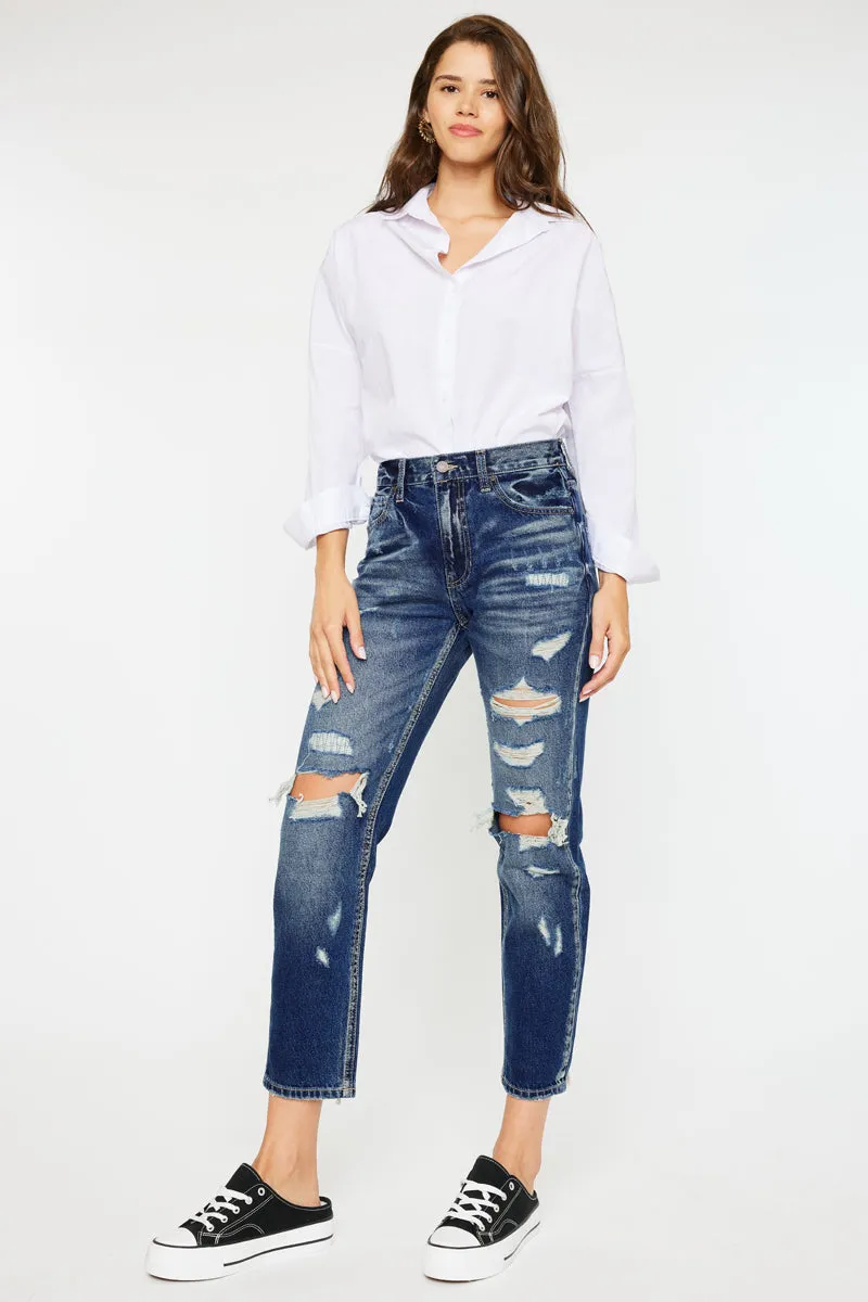 Larisa Ultra High Rise Mom Jeans